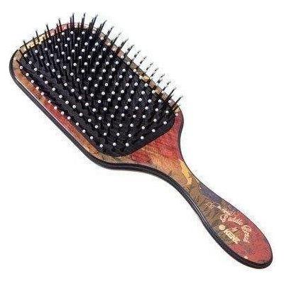 KENT Kent LPB1 Floral Large Cushion Square Paddle Hairbrush With Ball Tips Hairbrush Light Gray