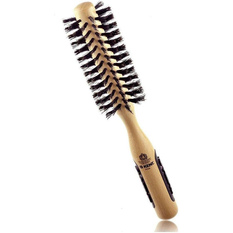KENT Kent NS04 / PF04 Natural Shine, Pure Boar Bristle, Radial Hair Brush Hair Brush Rosy Brown