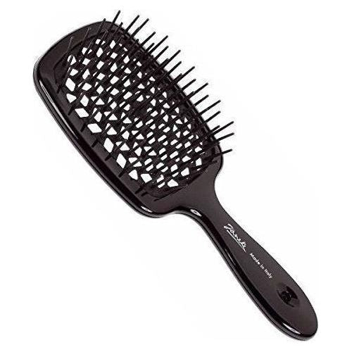 Janeke Janeke Black Hair Brush Travel Size Hair Brush Dark Slate Gray