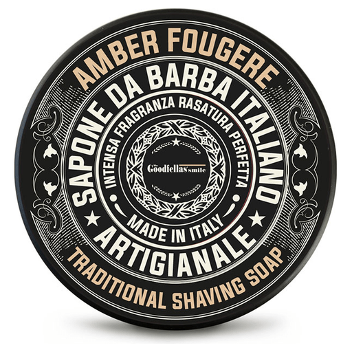 The Goodfellas' Smile The Goodfellas' Smile Amber Fougere Shaving Collection Shaving Set Black Shaving Soap 3.4 oz