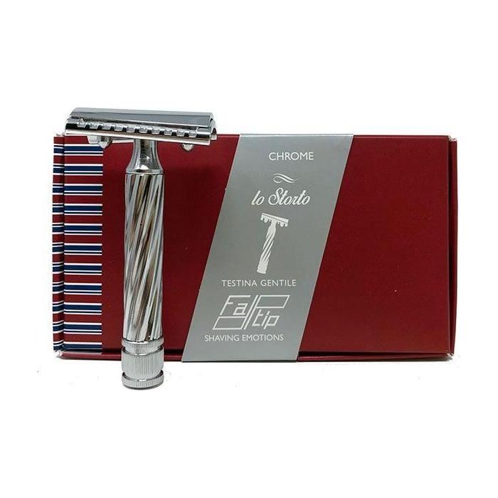 Fatip Fatip Slant Closed Comb. Safety Razor Lo Storto Made In Italy - 42139 Shaving & Grooming Saddle Brown