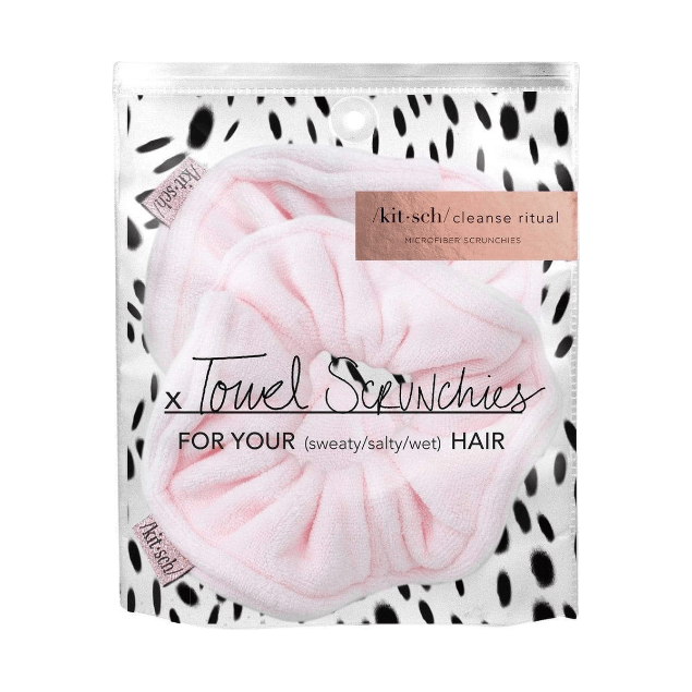 KITSCH KitSch Towel scrunchies Blush Hair Accessories Light Gray