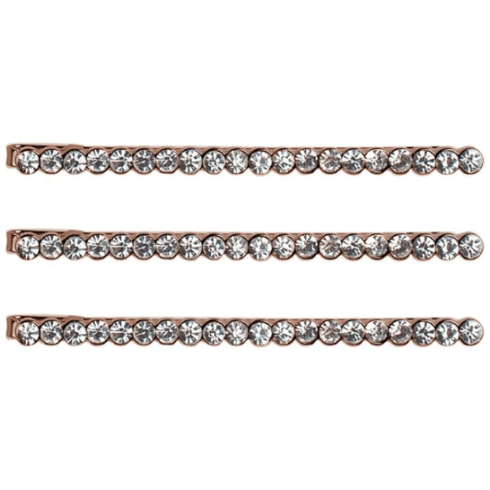 KITSCH KitSch Rhinestone Bobby Pins Rose gold Bobby Pins Gray