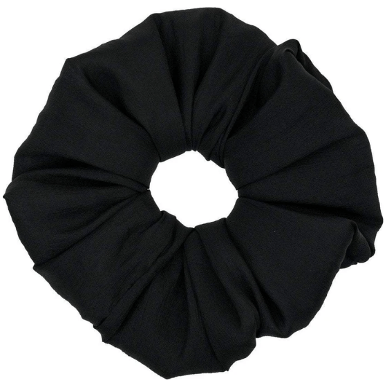 KITSCH KitSch Dinner Scrunchie 4' - Black Hair Scrunchie Black
