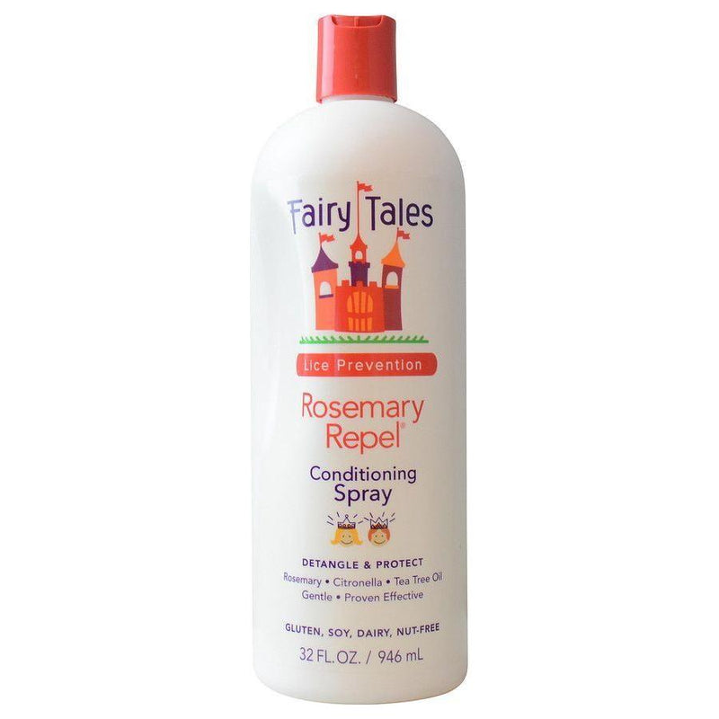 Fairy Tales Fairy Tales Rosemary Repel Leave-In Conditioning Spray 32 fl oz Leave-In Conditioning Spray Light Gray