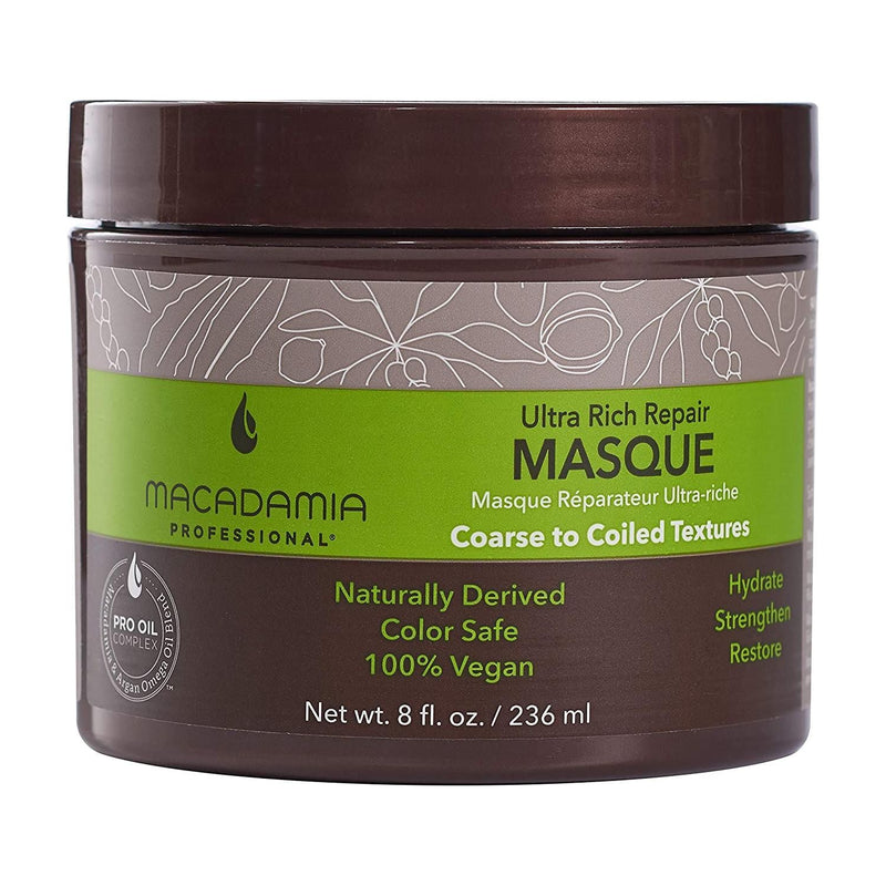 Macadamia Macadamia Professional Ultra Rich Moisture Masque 236ml Hair Masque Dark Olive Green