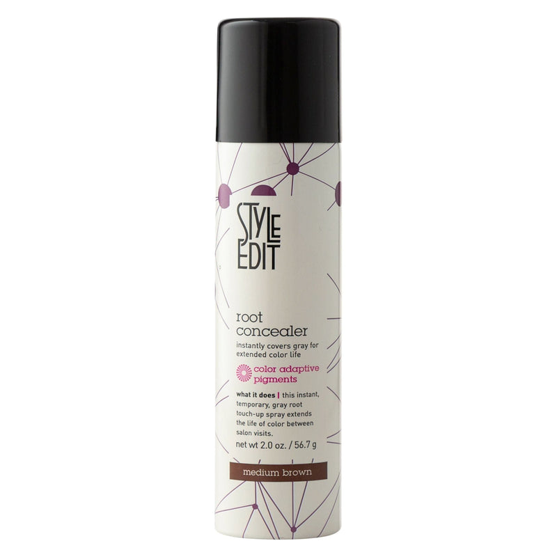 Style Edit Style Edit Root Concealer Spray Medium Brown 2 Oz Hair Care Gray