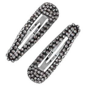 KITSCH KitSch Snap Clips Hematite Hair Clips Gray