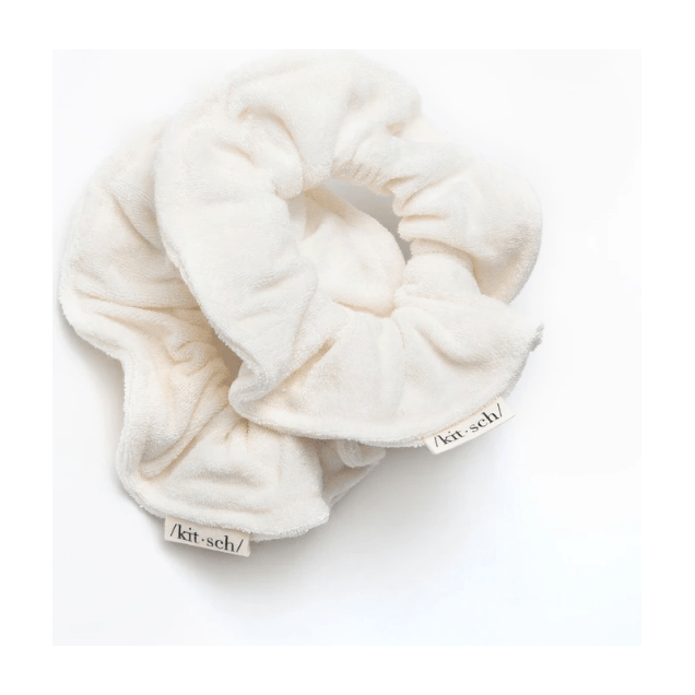KITSCH KitSch Eco Friendly Towel Scrunchies - Patented Hair Scrunchies Beige