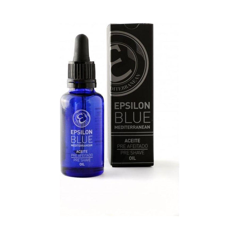 Epsilon Epsilon Pre-Shave Oil - Blue Mediterranean 30ml Oil Pre-Shave Oil Light Gray