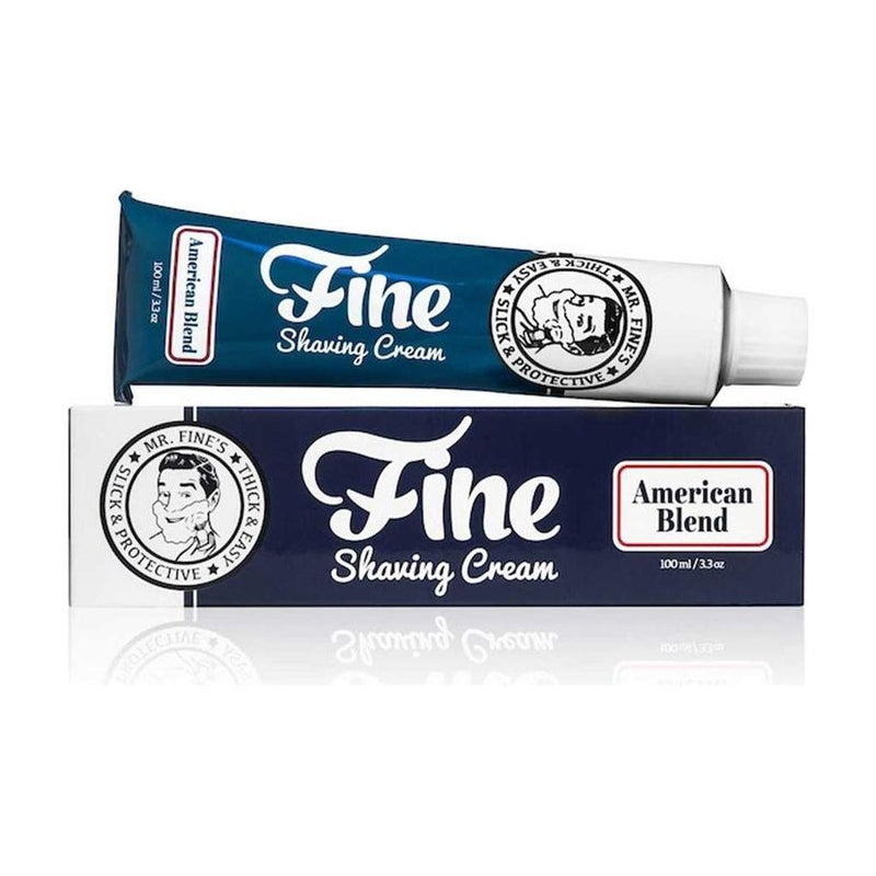 Fine Fine Accoutrements American Blend Shaving Collection Shaving Set Lavender Shaving Cream Tube 3.3 oz