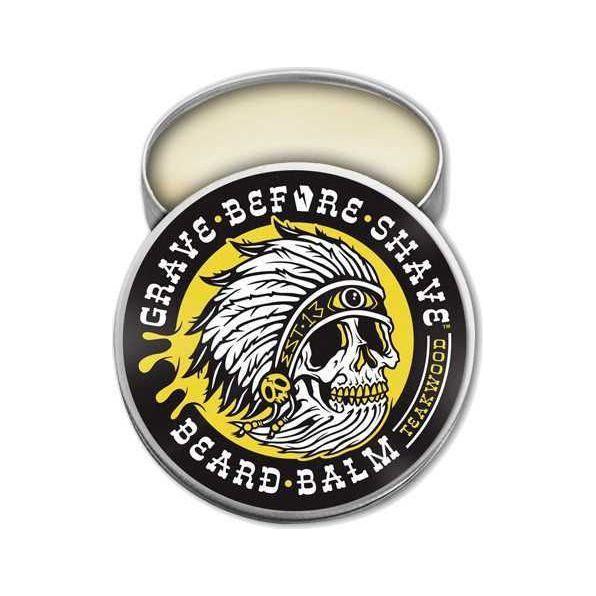 Fisticuffs Fisticuffs Grave Before Shave Teakwood Beard Balm 60 g Shaving & Grooming Black