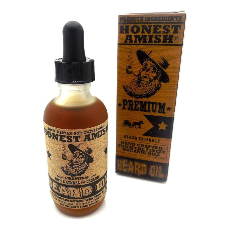 Honest Amish Honest Amish Premium Beard Oil  2 Oz Beard Oil Saddle Brown