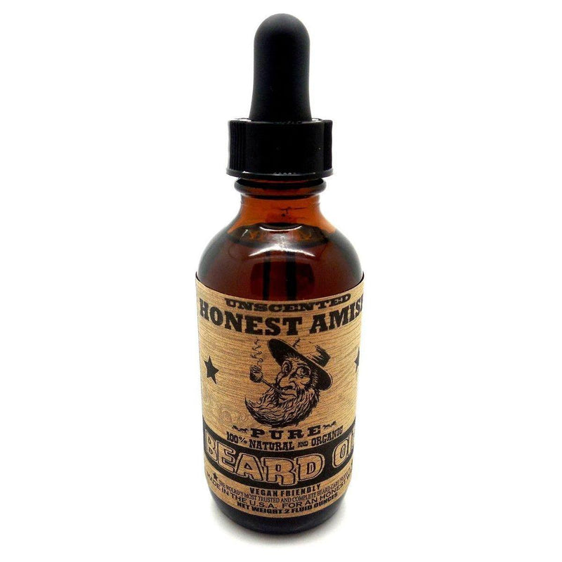 Honest Amish Honest Amish Pure Beard Oil Fragrance 2 Oz Beard Oil Tan