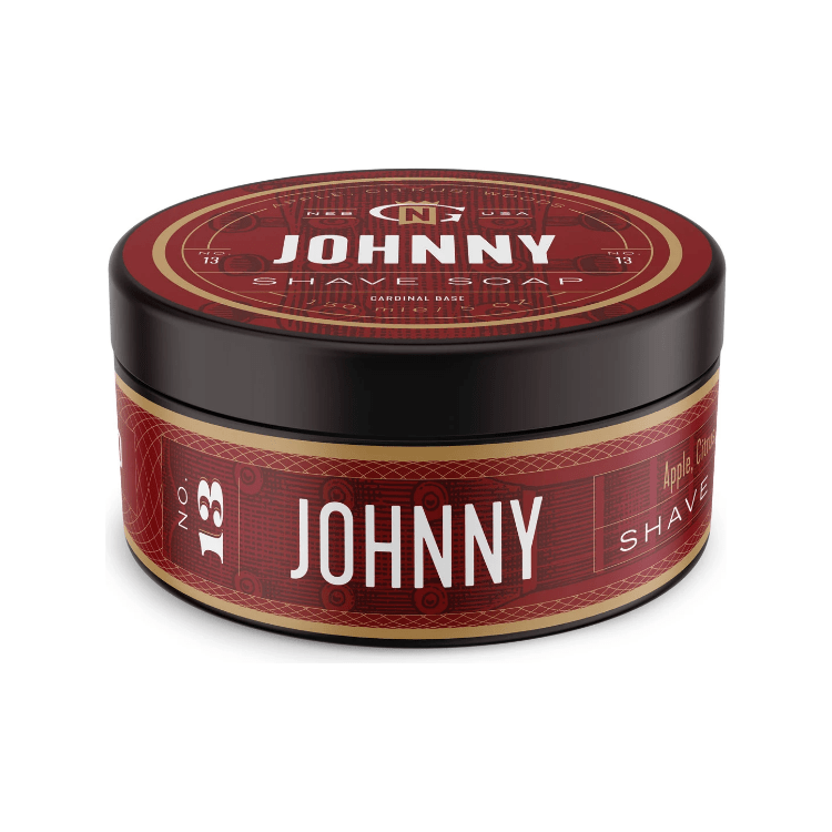 Gentleman's Nod Gentleman's Nod Nro. 13 Johnny Cardinal Base Shaving Soap 4 Oz Shaving Soap Saddle Brown