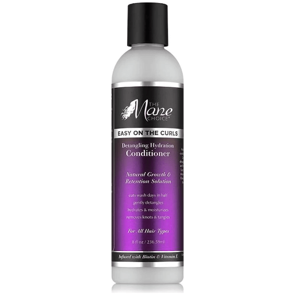The Mane Choice The Mane Choice Easy On The Curls Detangling Hydration Conditioner 8 Oz Hair Conditioner Dark Slate Gray