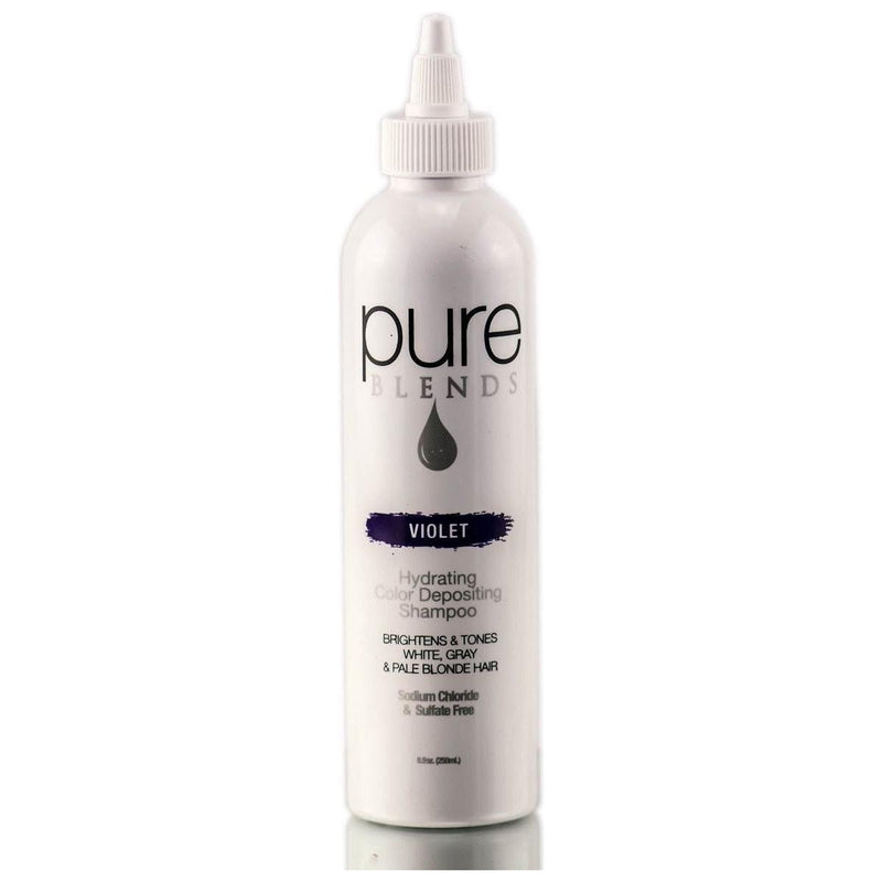 Pure Blends Pure Blends Hydrating Color Depositing Shampoo - Violet 8.5 oz Shampoo Light Gray