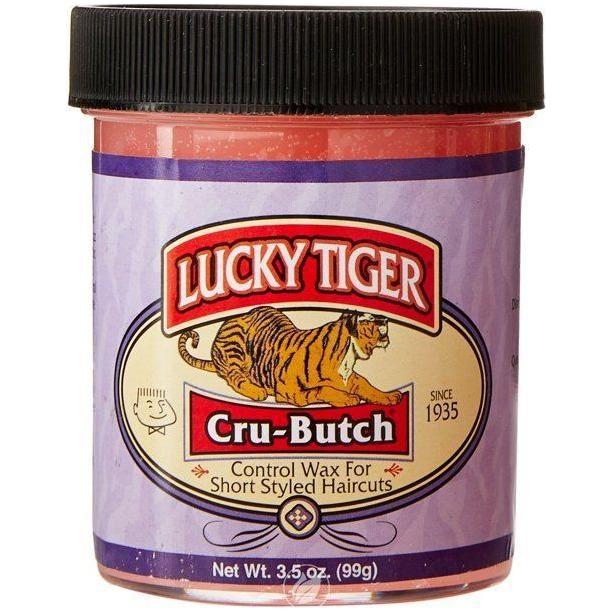 Lucky Tiger Lucky Tiger Barber Shop Cru Butch and Control Wax 3.5 oz Hair Wax Gray
