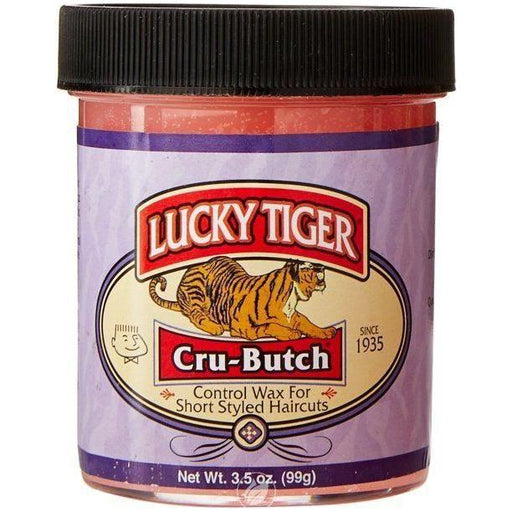 Lucky Tiger Lucky Tiger Barber Shop Cru Butch and Control Wax 3.5 oz Hair Wax Gray
