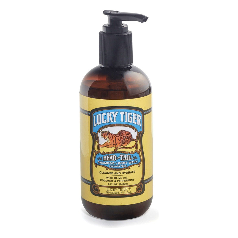 Lucky Tiger Lucky Tiger Shampoo and Body Wash 8oz Shampoo and Body Wash Dark Khaki