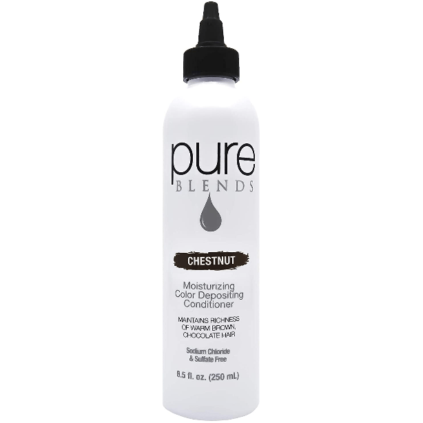 Pure Blends Pure Blends Hydrating Color Depositing Conditioner Chestnut 8.5 oz / 250 ml Hair Conditioner Lavender