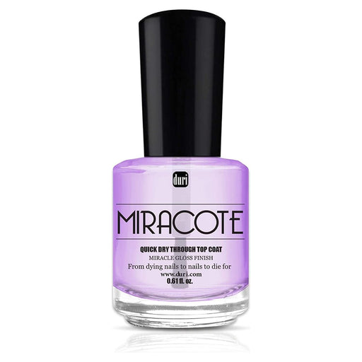 Duri Duri Miracote Top Coat 0.61 OZ Nail Polish Black