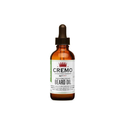 Cremo Cremo Tea Tree Mint Revitalizing Beard Oil Moisturizing & amp - Softening - 1 Oz Beard Oil Black
