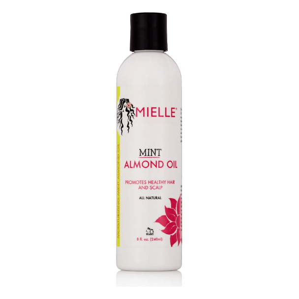 Mielle Organics Mielle Organic Mint Almond Oil 8 oz Hair Oil Light Gray