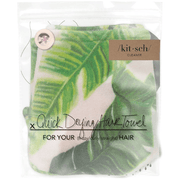 KITSCH KitSch Quik Drying Hair Towel Palm Hair Towel Dark Sea Green