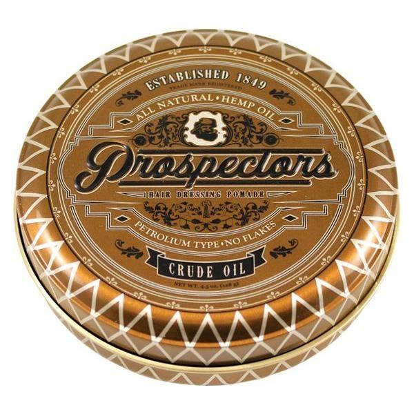 Prospectors Prospectors Pomade Crude Oil With Oil Petroleum Pomade 4.5 Oz Hair Pomade Sienna
