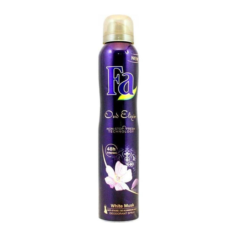 Fa Fa White Musk 48h Fresh Deodorant Spray 200ml Personal Care Dark Slate Gray