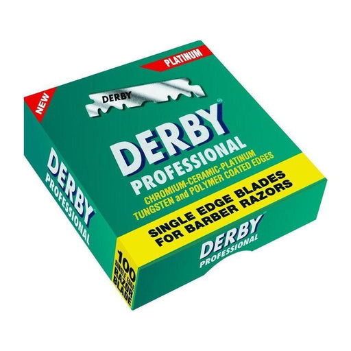 Derby Derby Professional Single Edge Razor Blades 100ct Razor Blades Light Goldenrod