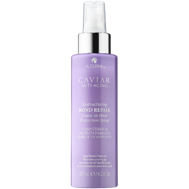 Alterna Alterna Caviar Restructuring Bond Repair Leave-In Heat Protection Spray 4.2oz Heat Protection Spray Dark Gray