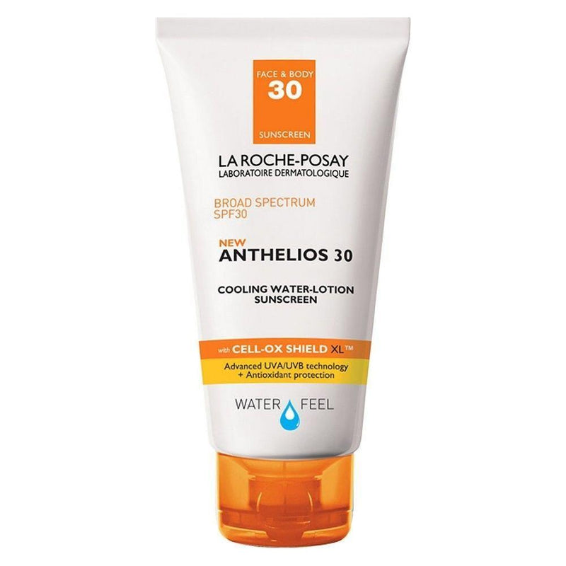 La Roche-Posay La Roche-Posay Anthelios SPF 30 Cooling Water Sunscreen Lotion, 5 Oz Sunscreen Lotion Antique White