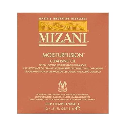 Mizani Mizani Mois turfusion Cleansing Oil 12 Pieces X 0.51 Oz Hair Care Product Chocolate