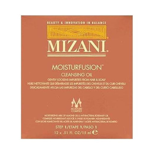 Mizani Mizani Mois turfusion Cleansing Oil 12 Pieces X 0.51 Oz Hair Care Product Chocolate