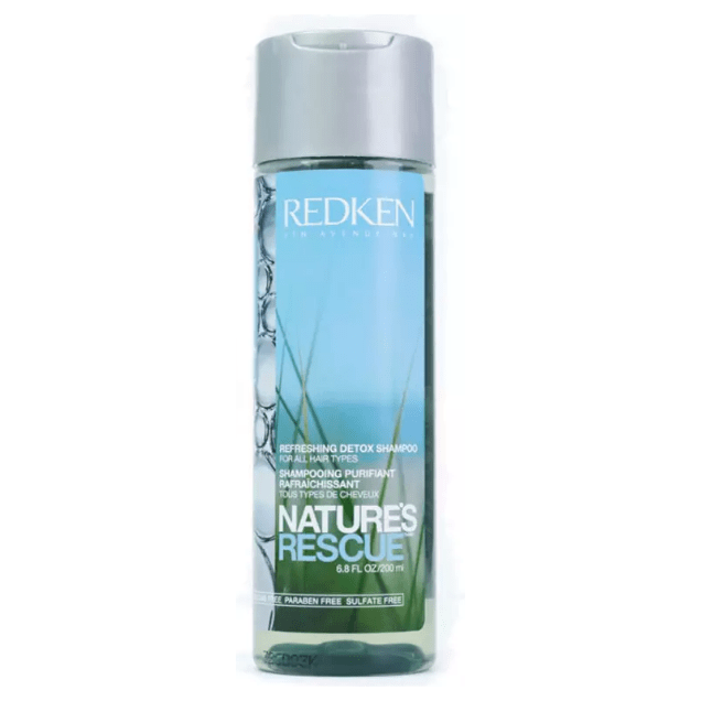 Redken Redken Natures Rescue Refreshing Detox Shampoo 200ml Shampoo Light Steel Blue