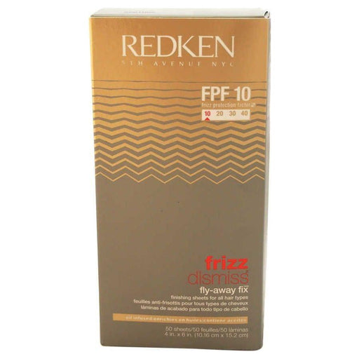 Redken Redken Frizz Dismiss FPF10 Fly-Away Fix Finishing Sheets - 50 Sheets Hair Finishing Sheets Dim Gray