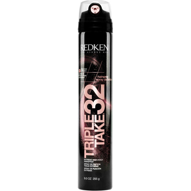 Redken Redken Triple Take 32 Extreme High Hold Hair Spray 255g Hair Spray Black