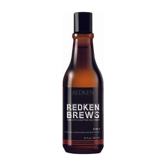 Redken Redken Brew 3-In-1 Shampoo 300ml Shampoo & Conditioner Dark Slate Gray