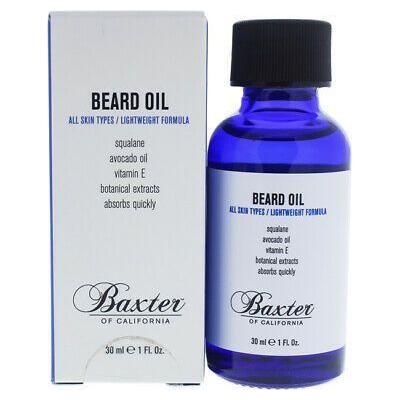 Baxter Of California Baxter Of California Beard Grooming Oil 1 Oz Beard Grooming Oil Light Gray