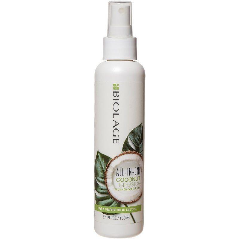 Matrix Matrix Biolage All In One Coconut Infusion Spray 5.1oz Hair Spray Light Gray