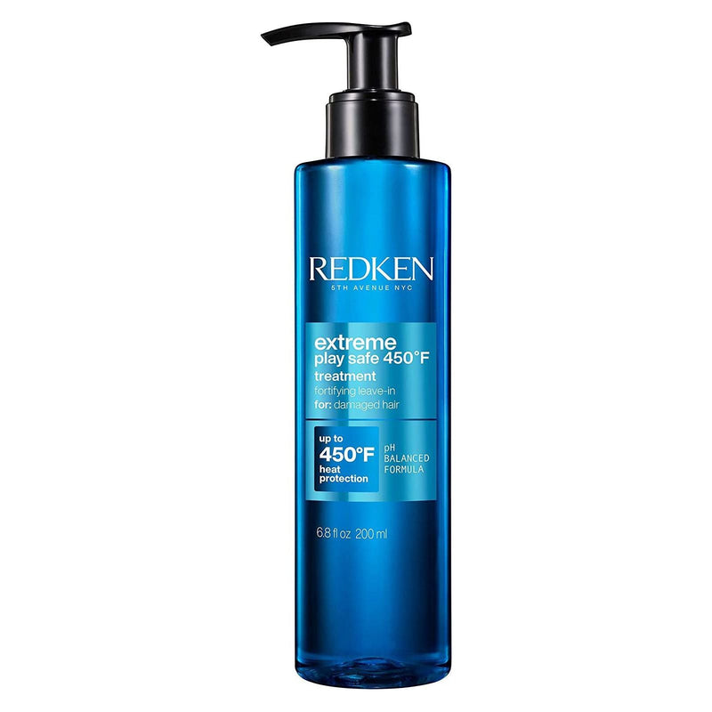 Redken Redken Extreme Play Safe Heat Protectant Spray & Leave In Conditioner 6.8 Oz Heat Protectant Spray & Leave In Conditioner Dark Cyan