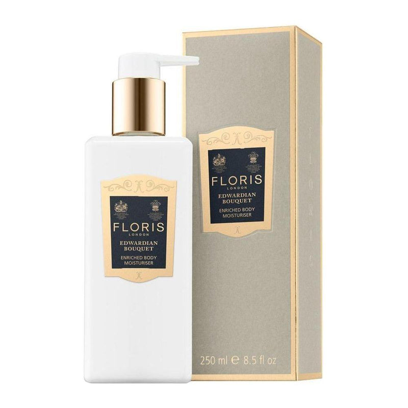 Floris London Floris London Edwardian Bouquet Enriched Body Moisturiser for Women 250 Ml Body Moisturiser Gray