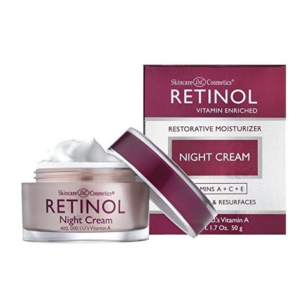 Retinol Retinol Restorative Moisturizer Night Cream 50g Night Cream Light Gray