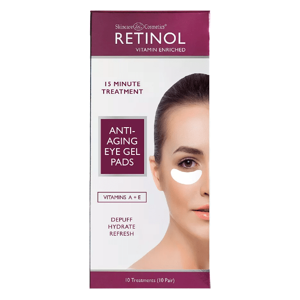 Retinol Retinol Anti-Aging Eye Gel Pads 10 Pack Eye Gel Pads Brown