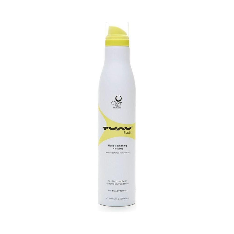 Ojon Ojon Rare Harvest Tunu Elastik Flexible Finishing Spray 9 Oz Hair Spray Light Gray