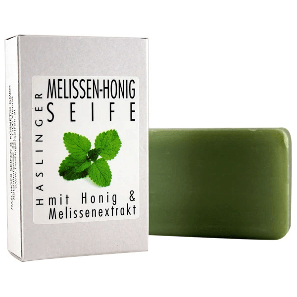 Haslinger Haslinger Melissa Honey Soap 150 g Bar Soap Dark Olive Green