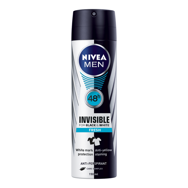 Nivea Nivea Men Invisible For Black & White Fresh 48h 150ml Deodorant & Anti-Perspirant Dark Slate Gray