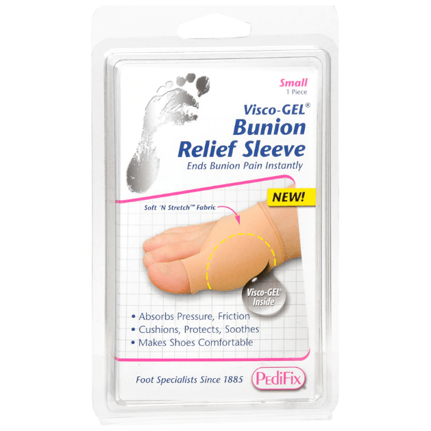 PediFix PediFix Visco-Gel Bunion Relief Sleeve Small Bunion Relief Sleeve White Smoke